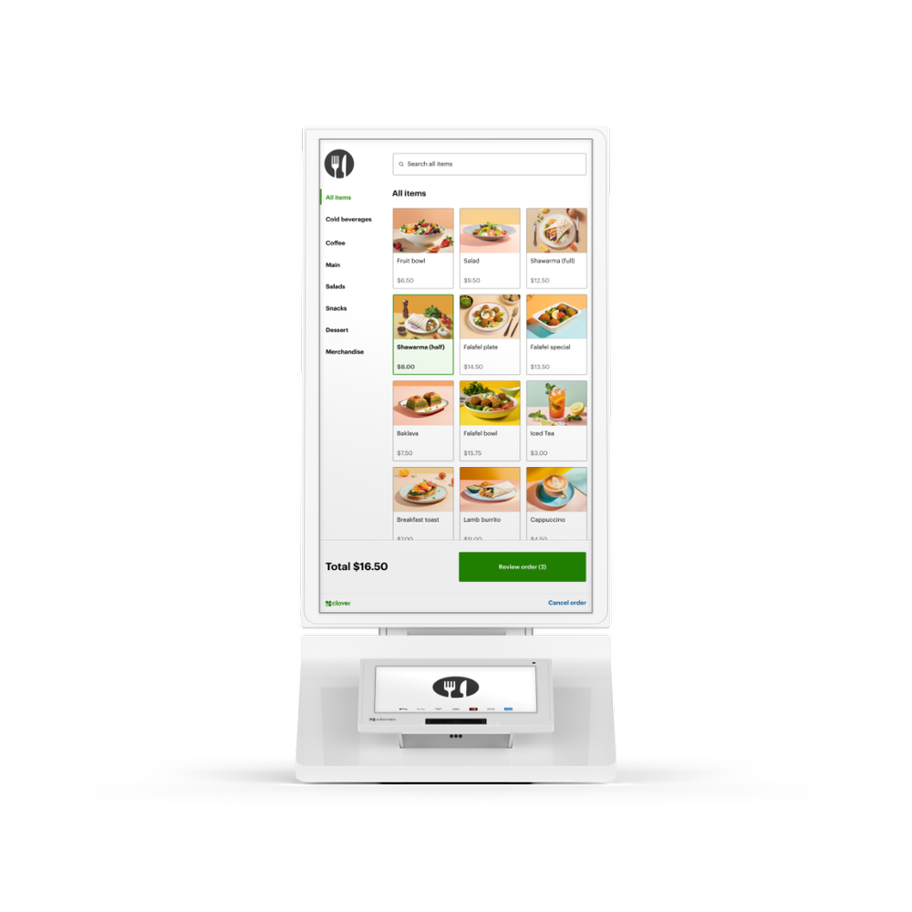 Clover Self-Service Ordering Kiosk for Restaurants  ( POS Placement Program )