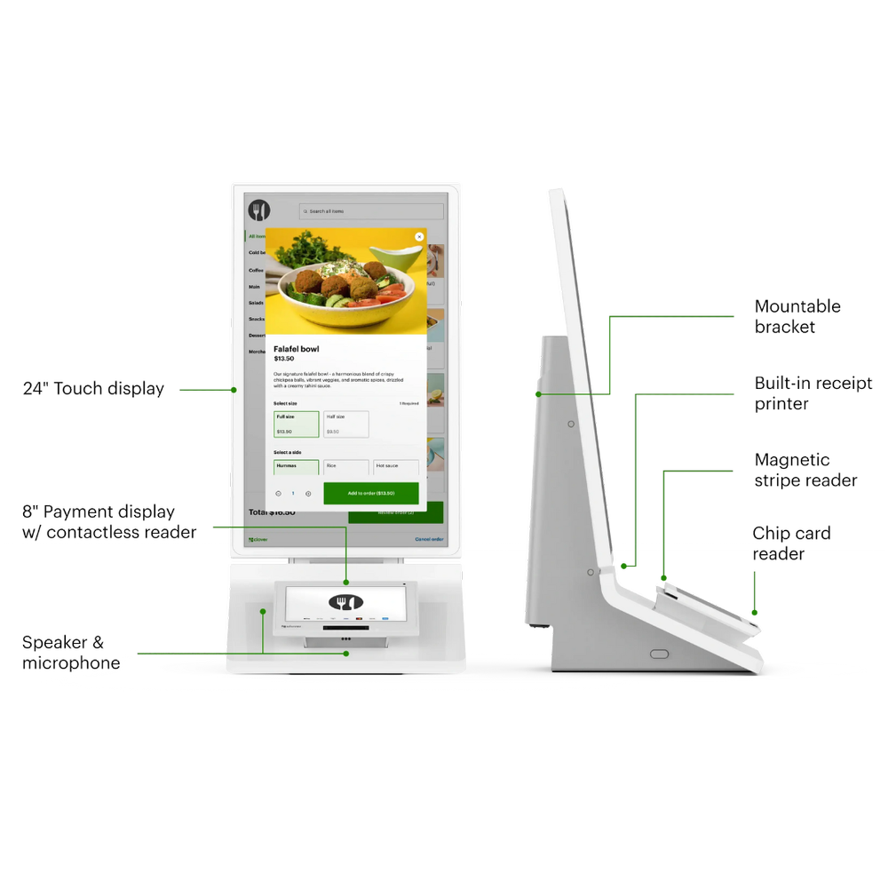 Clover Self-Service Ordering Kiosk for Restaurants  ( POS Placement Program )