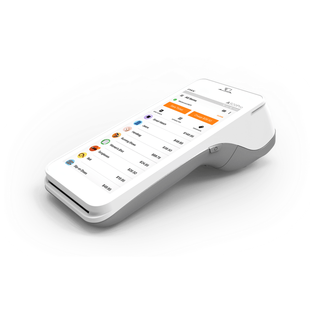 PAX A920 Pro Wireless Mobile Smart POS Terminal - Payanywhere Smart Terminal (POS Placement)