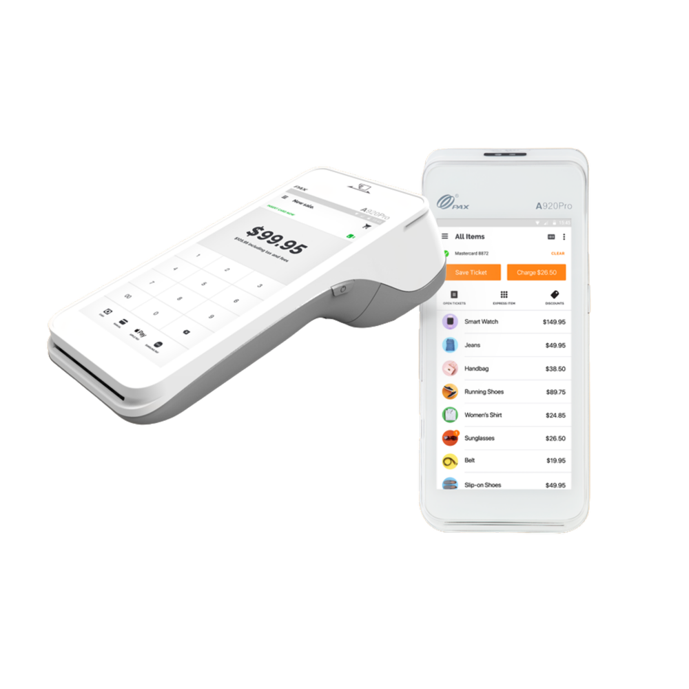 PAX A920 Pro Wireless Mobile Smart POS Terminal - Payanywhere Smart Terminal (POS Placement)